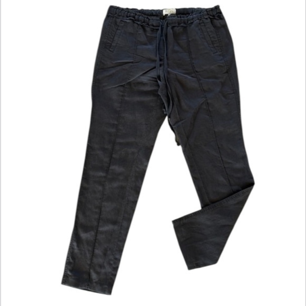 Lou & Grey size 4 linen blend pull on lounge pants